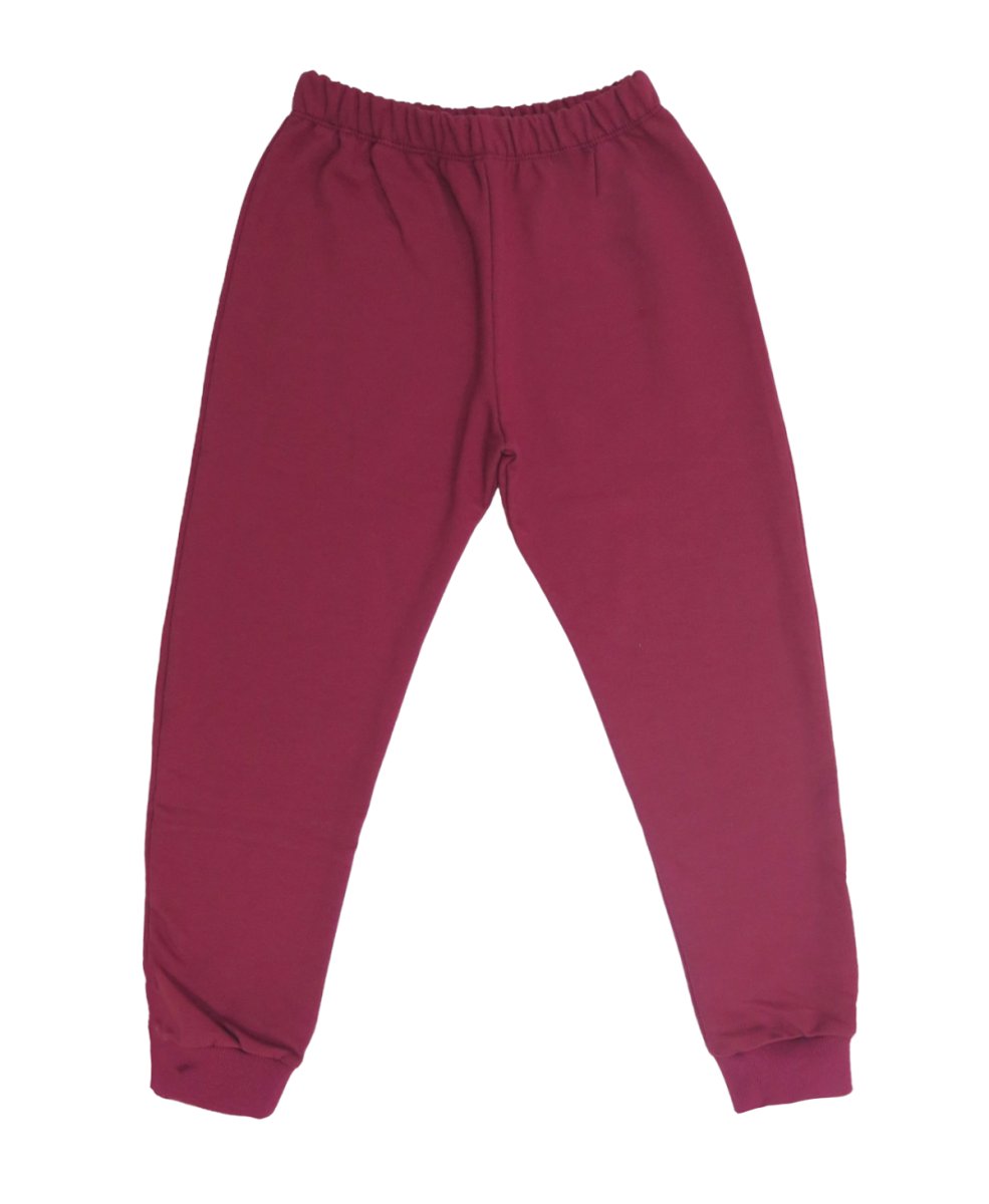 Pantalon de Jogging Frizado Con Puño  Colegial
