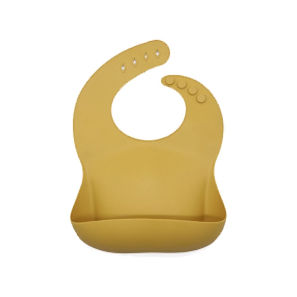 Babero De Silicona Con Bolsillo Contenedor