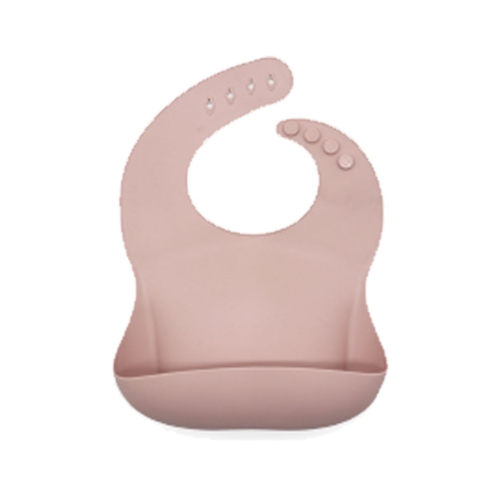 Babero De Silicona Con Bolsillo Contenedor