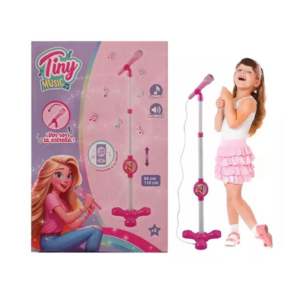 Microfono Tiny De Pie Con Conexion Line In