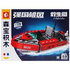 Bloques Sembo Lancha - Pla. Navy Shandong - 114 Piezas