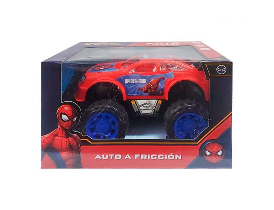 Vehiculo Auto A Friccion Spiderman Hombre Araña