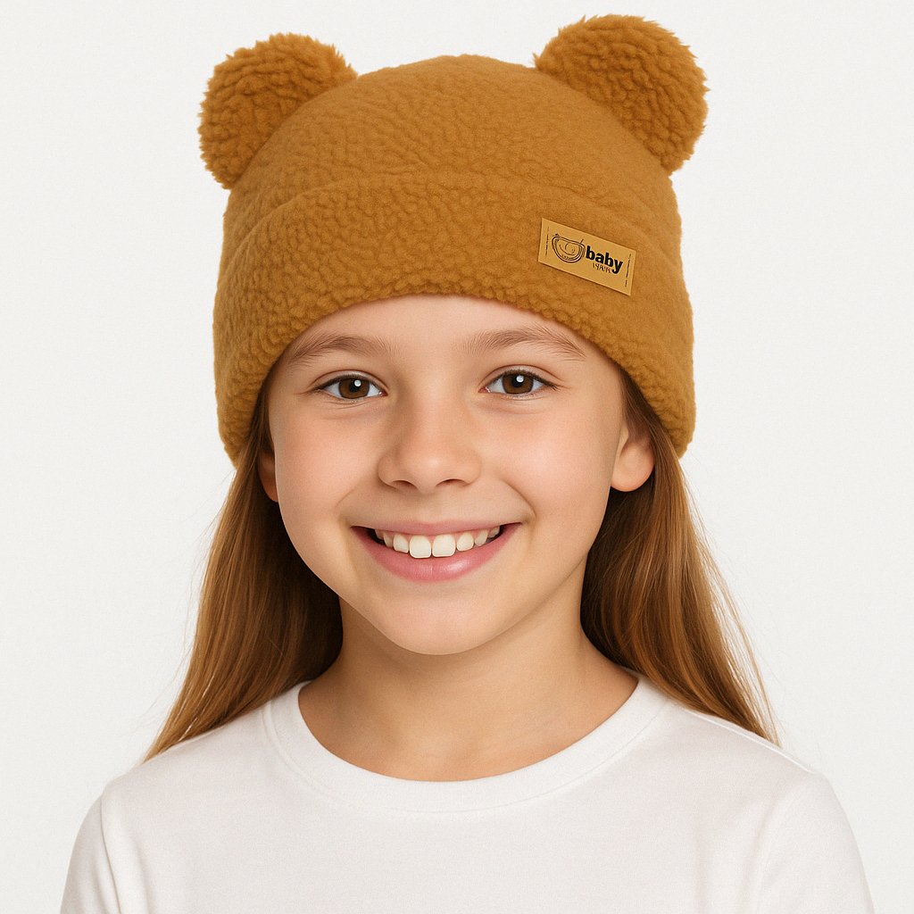 Gorro con Orejas Piel