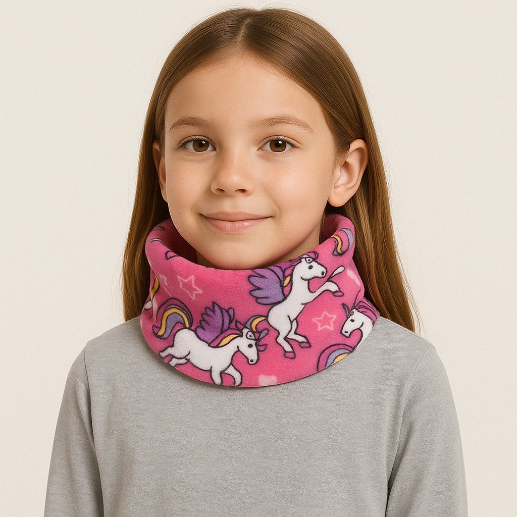 Cuello Piel estampado Unicornio N°1