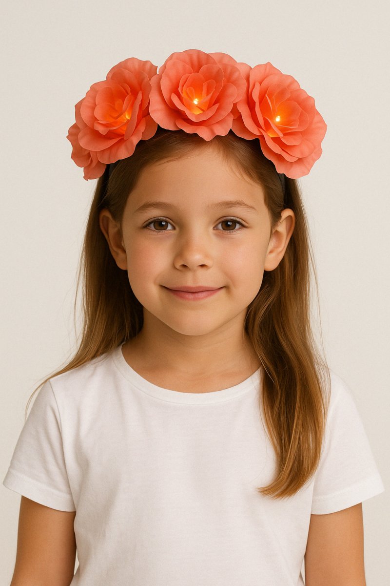 Vincha Floreada con luz