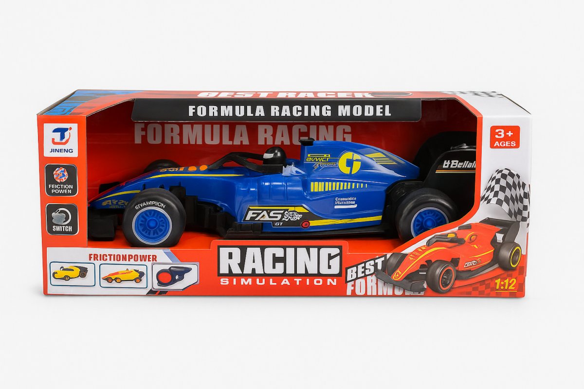 Auto Formula 1 A Friccion - Con Luz Y Sonido - Escala 1:12