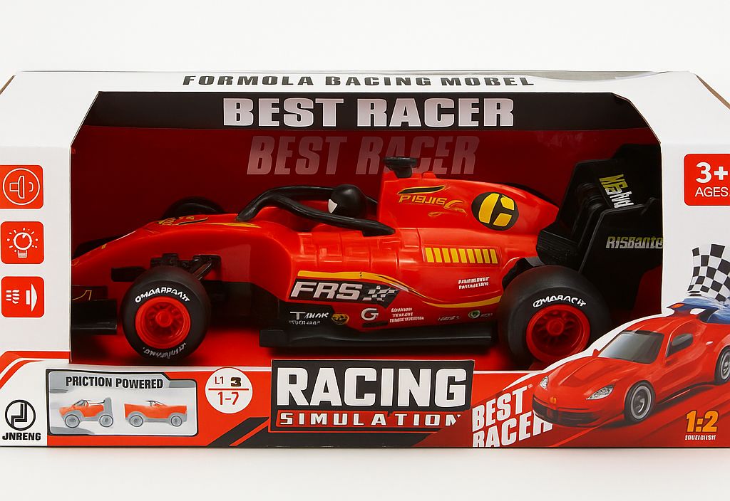 Auto Formula 1 A Friccion - Con Luz Y Sonido - Escala 1:12