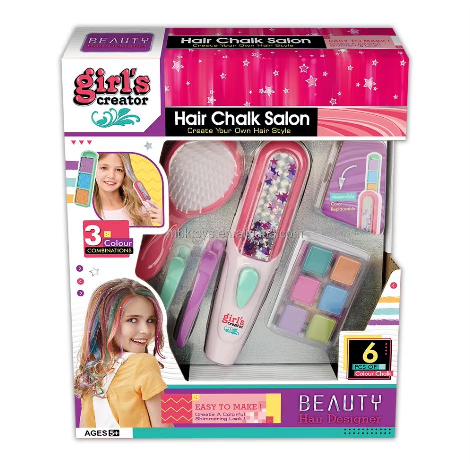 Kit Pinta Pelo - Hair Chalk Salon Girl's Creator