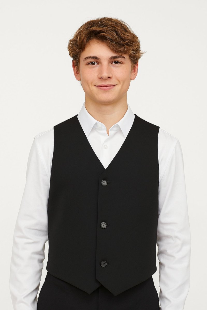 Chaleco de Vestir de Gabardina Liso