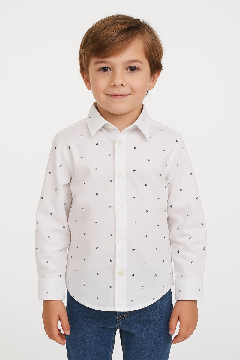 Camisa Manga Larga Estampada