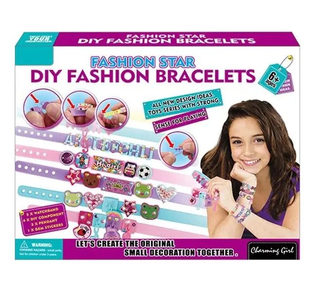 Set De Bijouterie Para Hacer Pulseras - Fashion Star Diy Fashion Bracelets