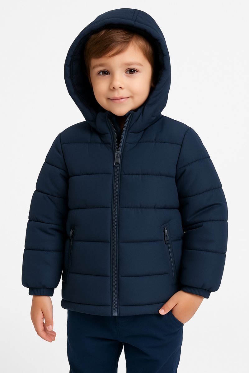 Campera Microfibra Con Piel Interna y Capucha