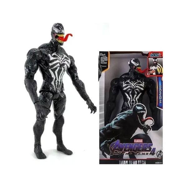 Muñeco Figura de Acción Spiderman Venom - Luz Y Sonido