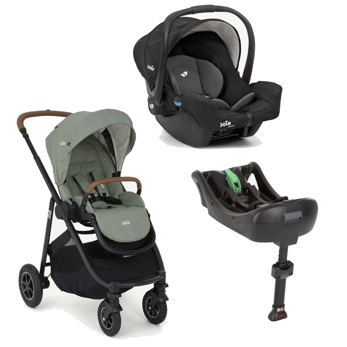 Versatrax Cochecito Reversible Todo Terreno + Huevito Portabebe Para Auto Gemm + Base ClickFit 0+ para Gemm