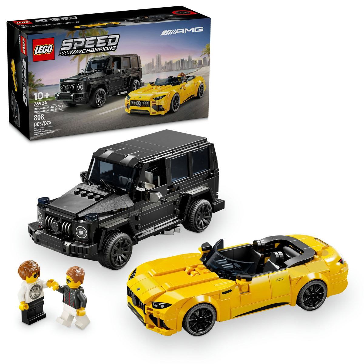 Set De Autos - Mercedes AMG G 63 & Mercedes AMG SL 63 - Speed Champions - 808 Piezas