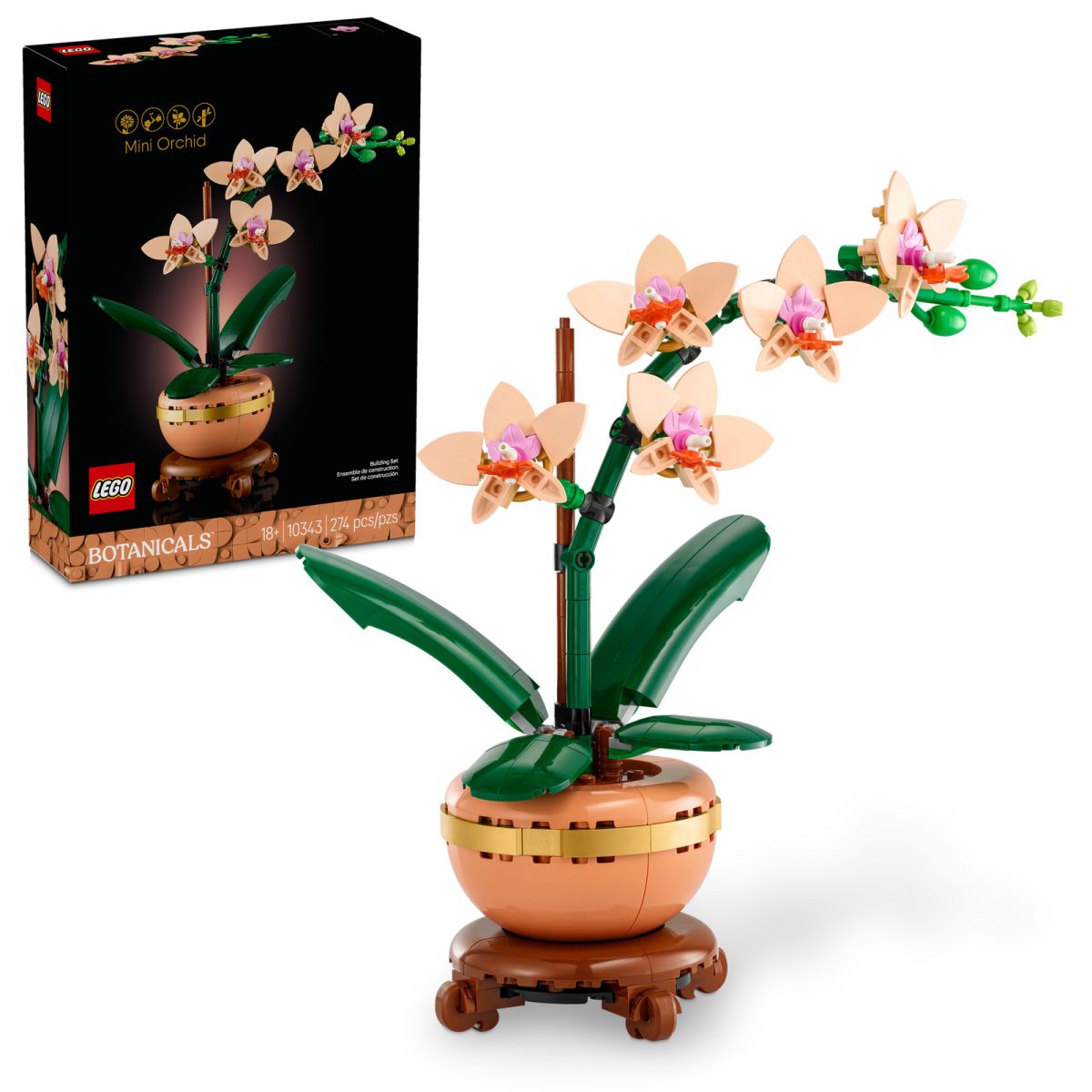 Mini Orquidea - Mini Orchid Botanicals - 274 Piezas