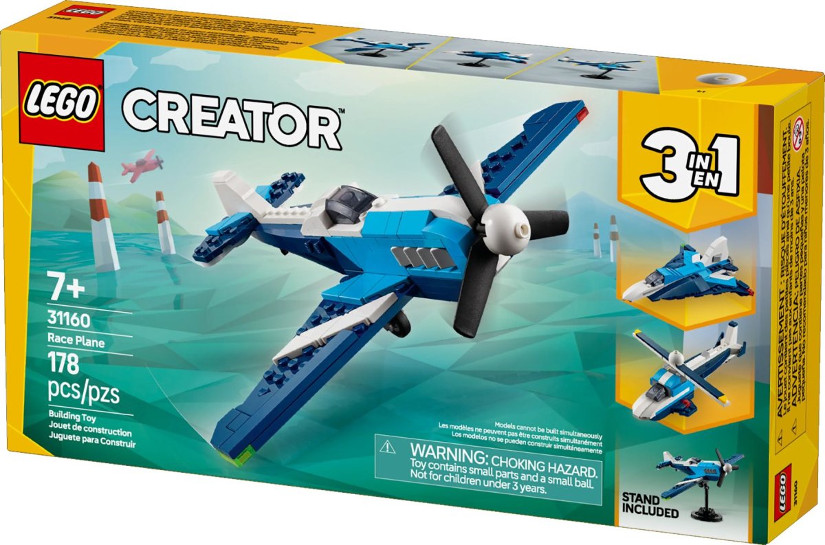 Avion 3 En 1 - Race Plane - Lego Creator - 178 Piezas