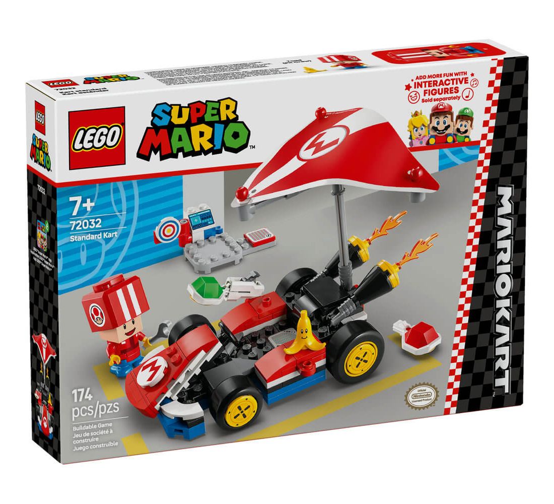 Auto Estandar - Standard Kart Super Mario - Mario Kart - 174 Piezas
