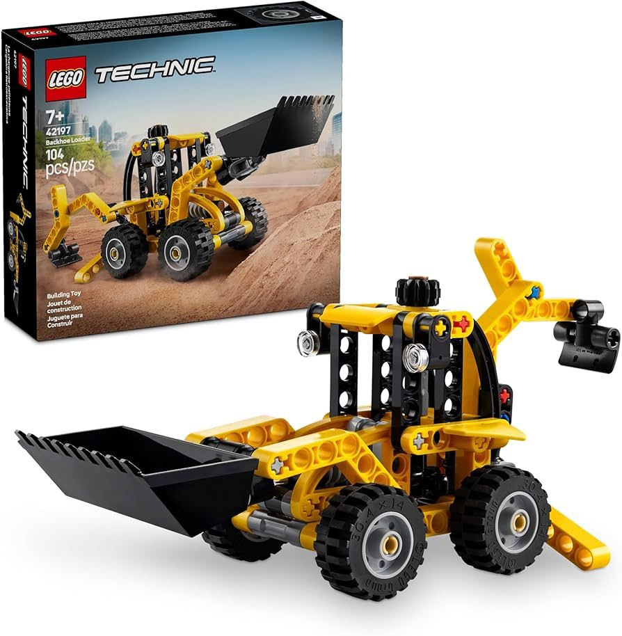 Retroexcadora Cargadora - Backhoe Loader - Technic - 104 Piezas