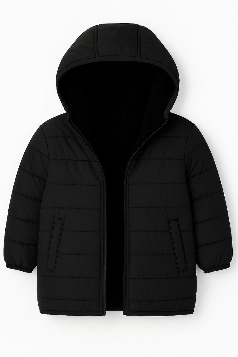 Campera Termica Impermeanble Con Interor de Piel y Capucha Desmontable