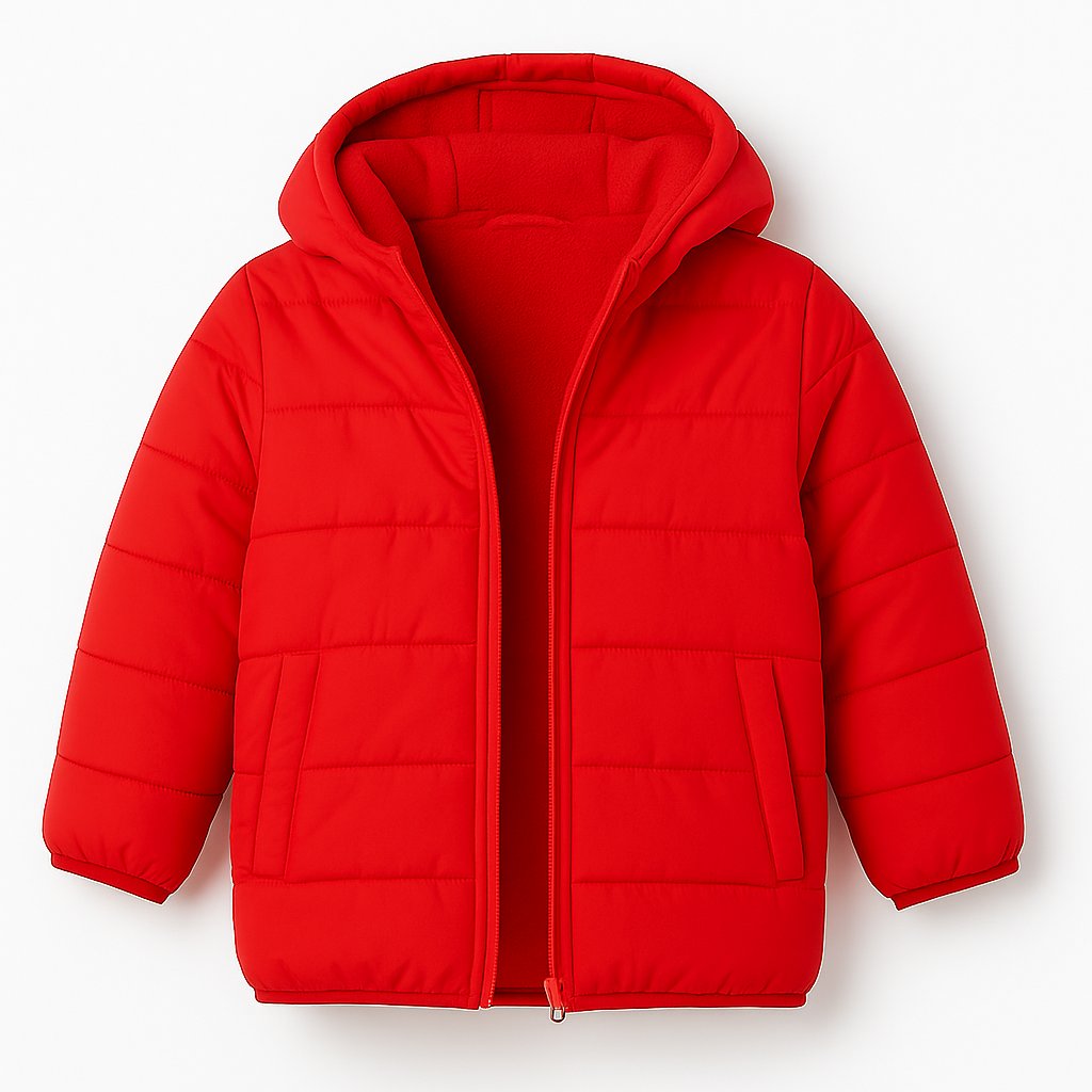 Campera Termica Impermeanble Con Interor de Piel y Capucha Desmontable