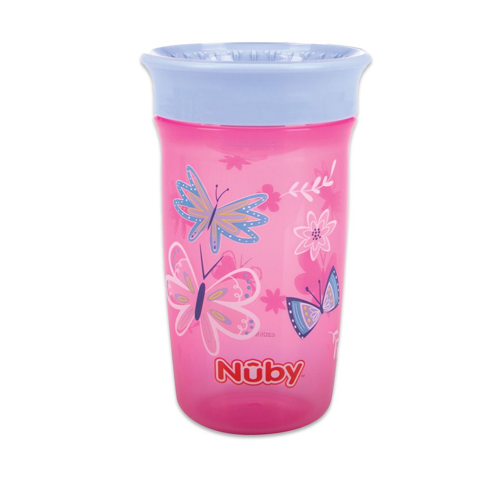 Vaso Antiderrame 360 Wonder Flores y Mariposa
