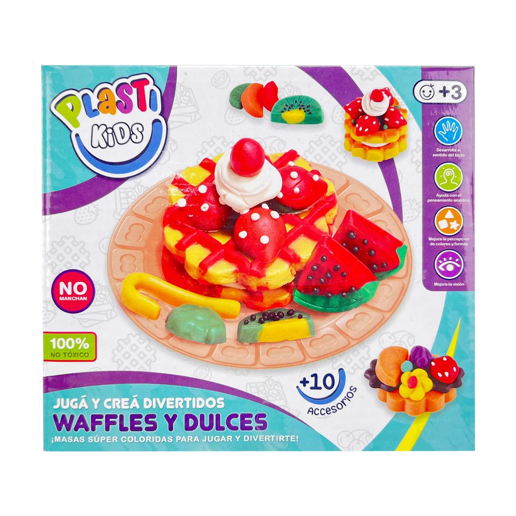 Juego De Masa Waffles Y Dulces