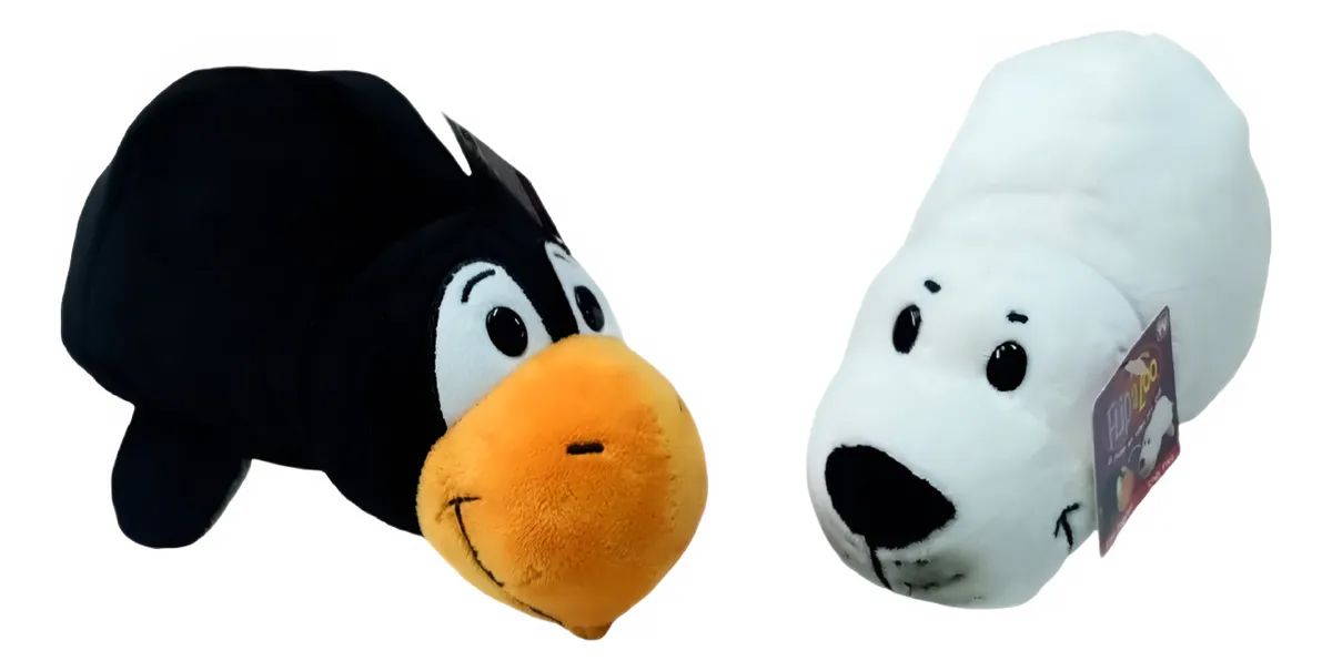 Peluche Reversible 2 En 1 - Pinguino Y Foca