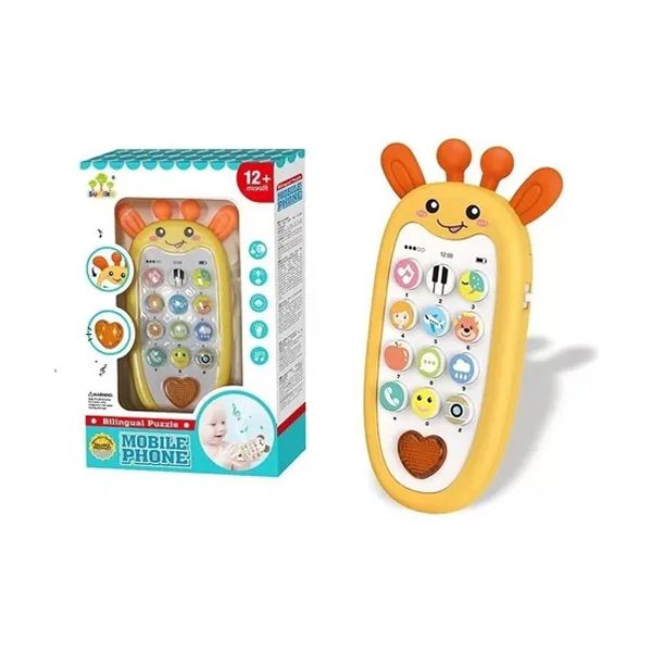Telefono Celular Didactico Jirafa - Con Luz Y Sonido