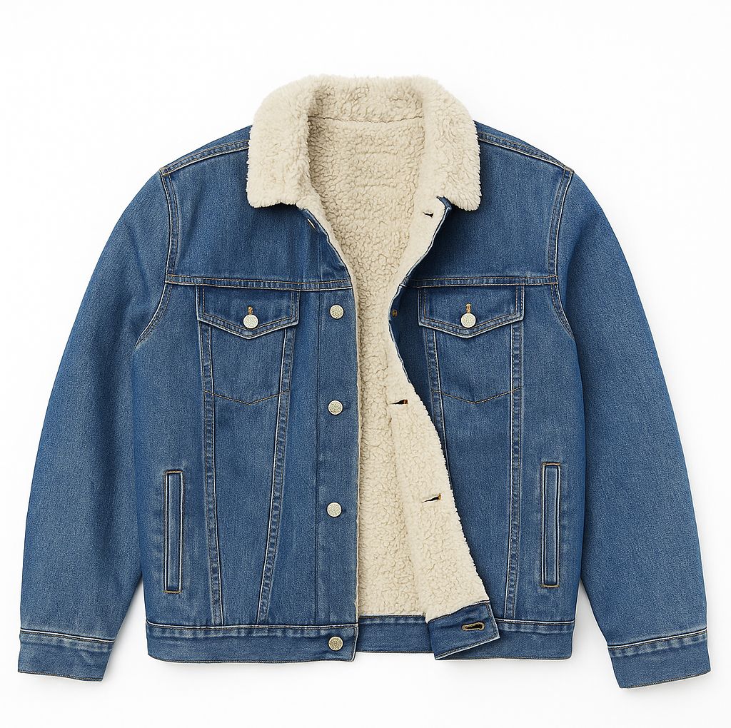 Campera de Jean con Cordero Interno