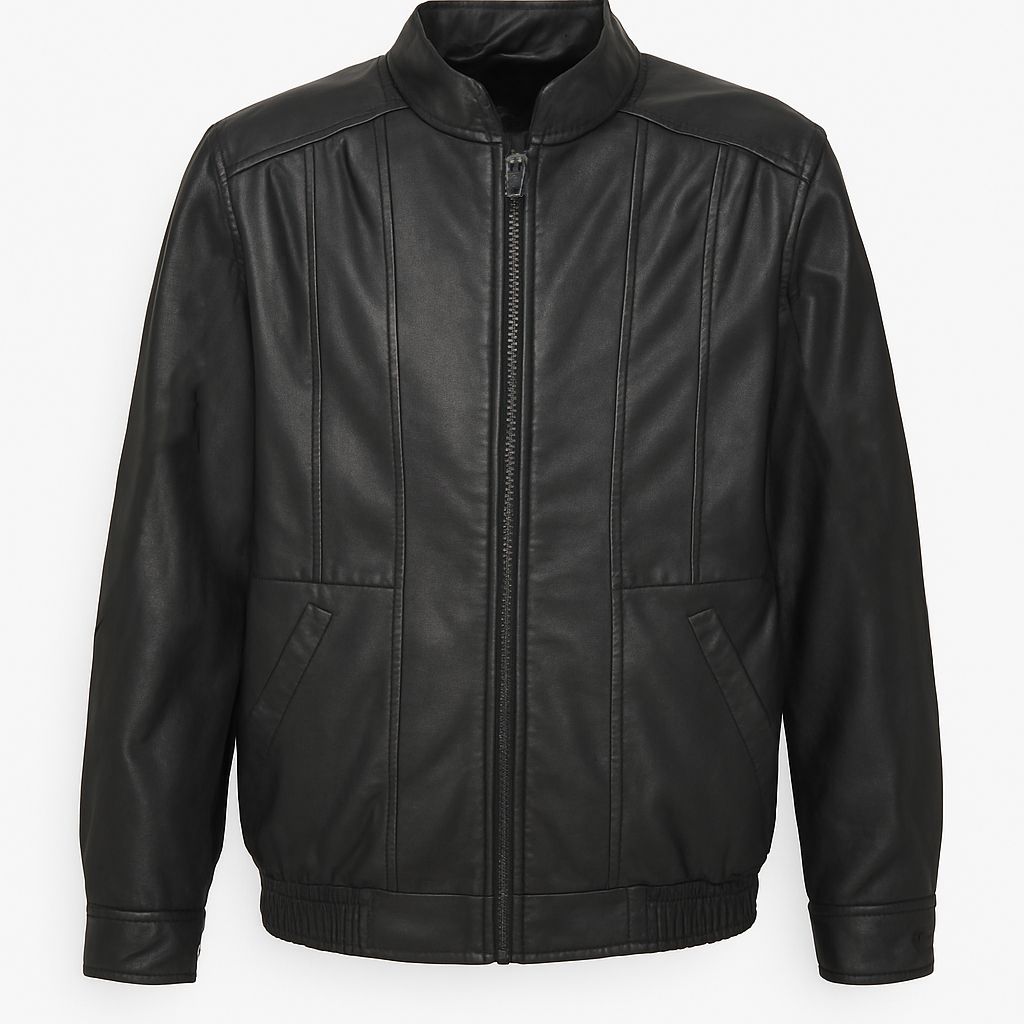 Campera Cuero Forrada