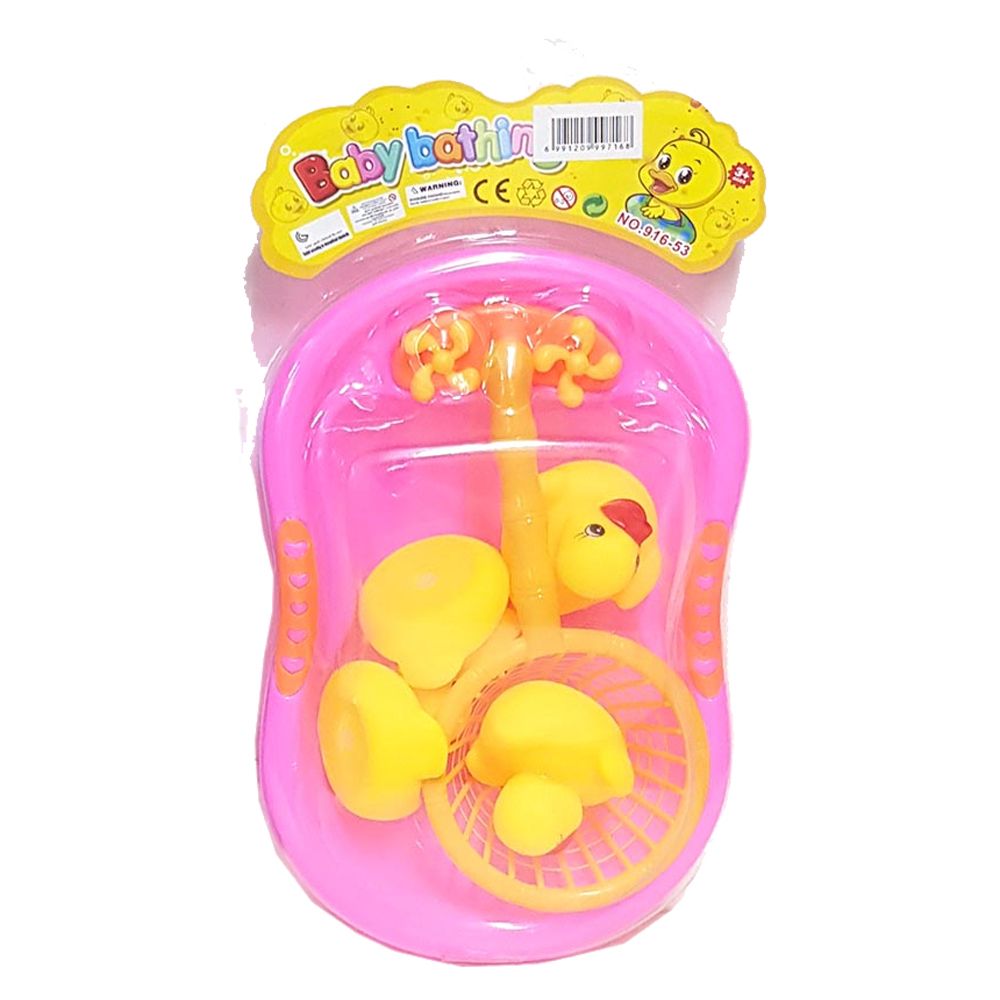 Juego De Baño Bañera Patitos