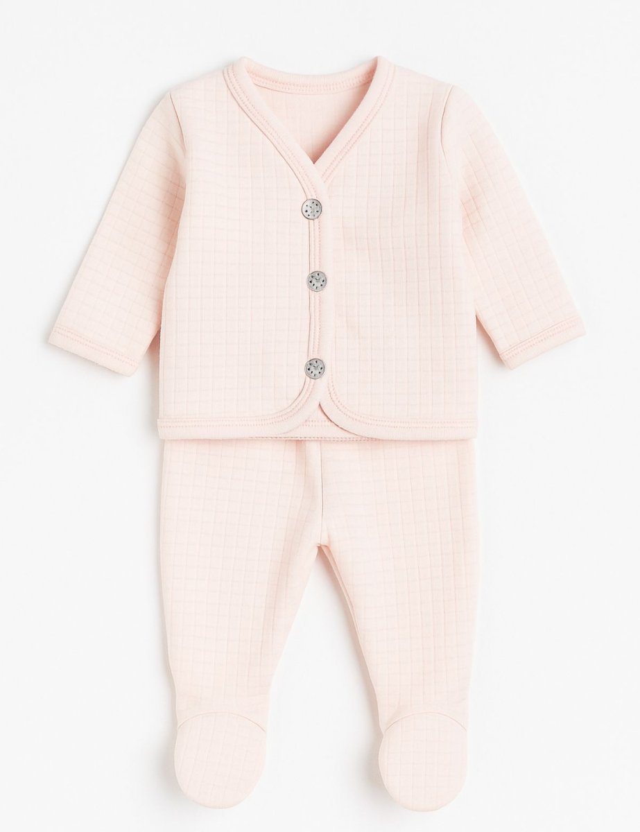 Conjunto Plush Saquito y Pantalon Con Pie