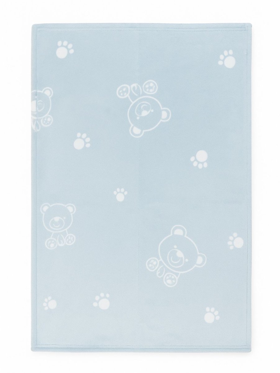 Manta Con Relieve Simil Piel oso