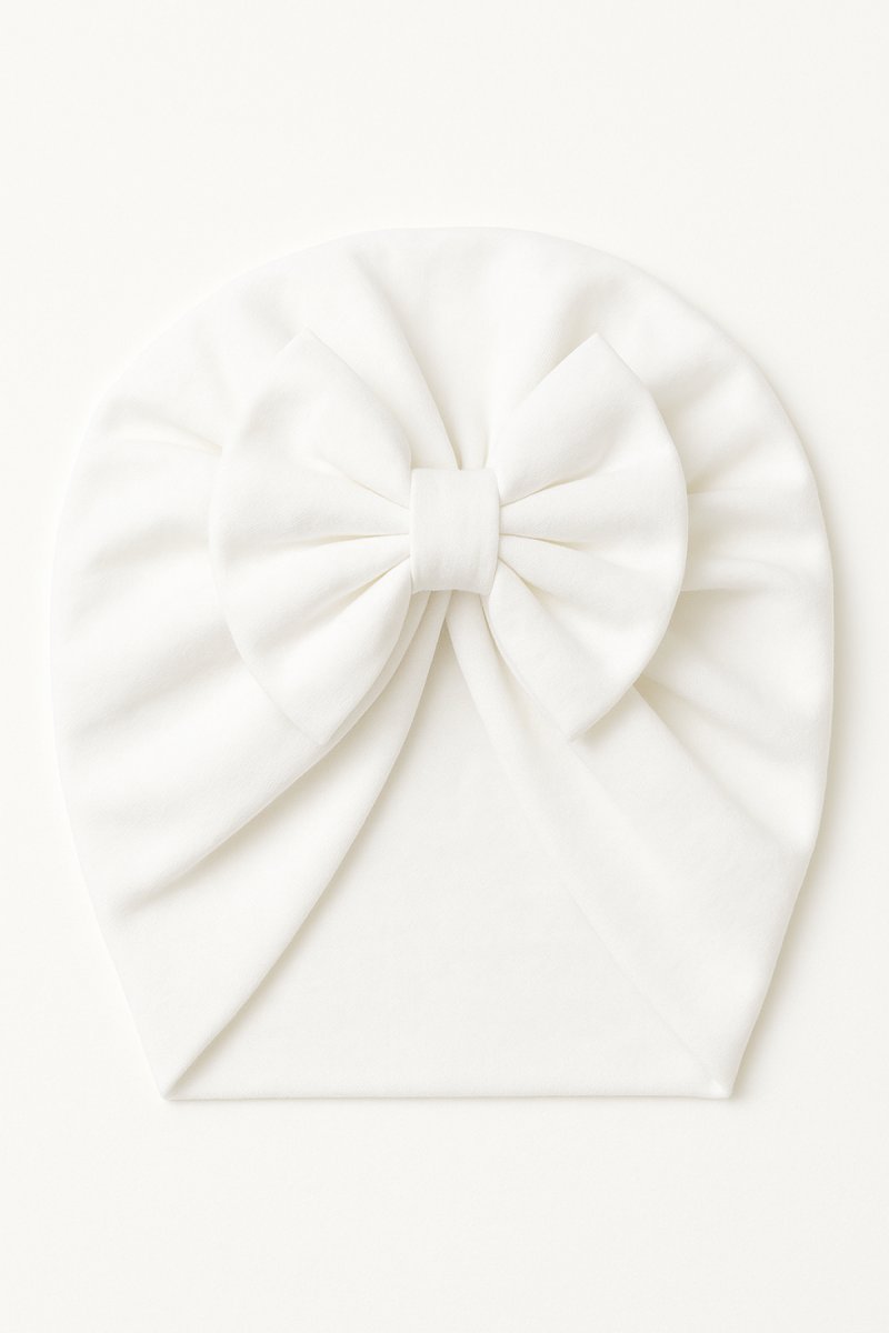 Gorro Turbate Algodon con Moño