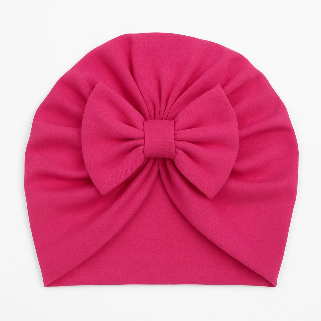 Gorro Turbate Algodon con Moño