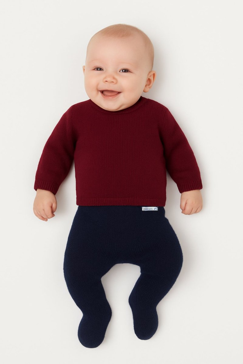 Medio Osito Tejido Suave Con Pie