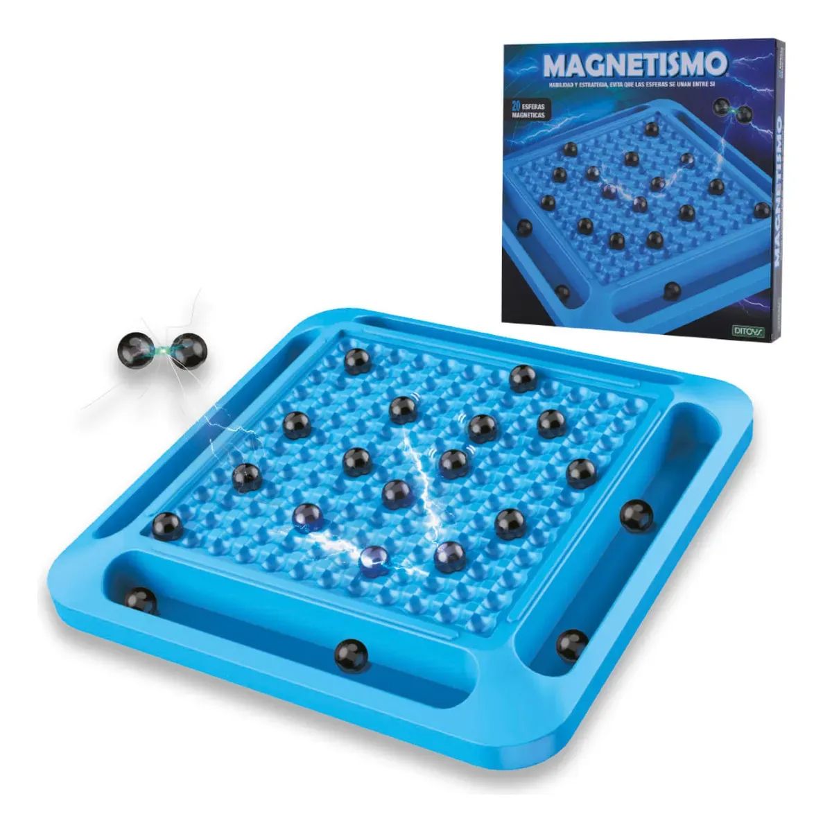 Magnetismo - Juego De Mesa - Evita Que Las Esferas Se Unan Entre Si