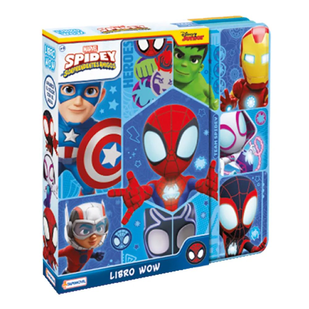 Libro Wow Spidey Y Sus Sorprendente Amigos - Cambia De Color Con El Agua - Goma