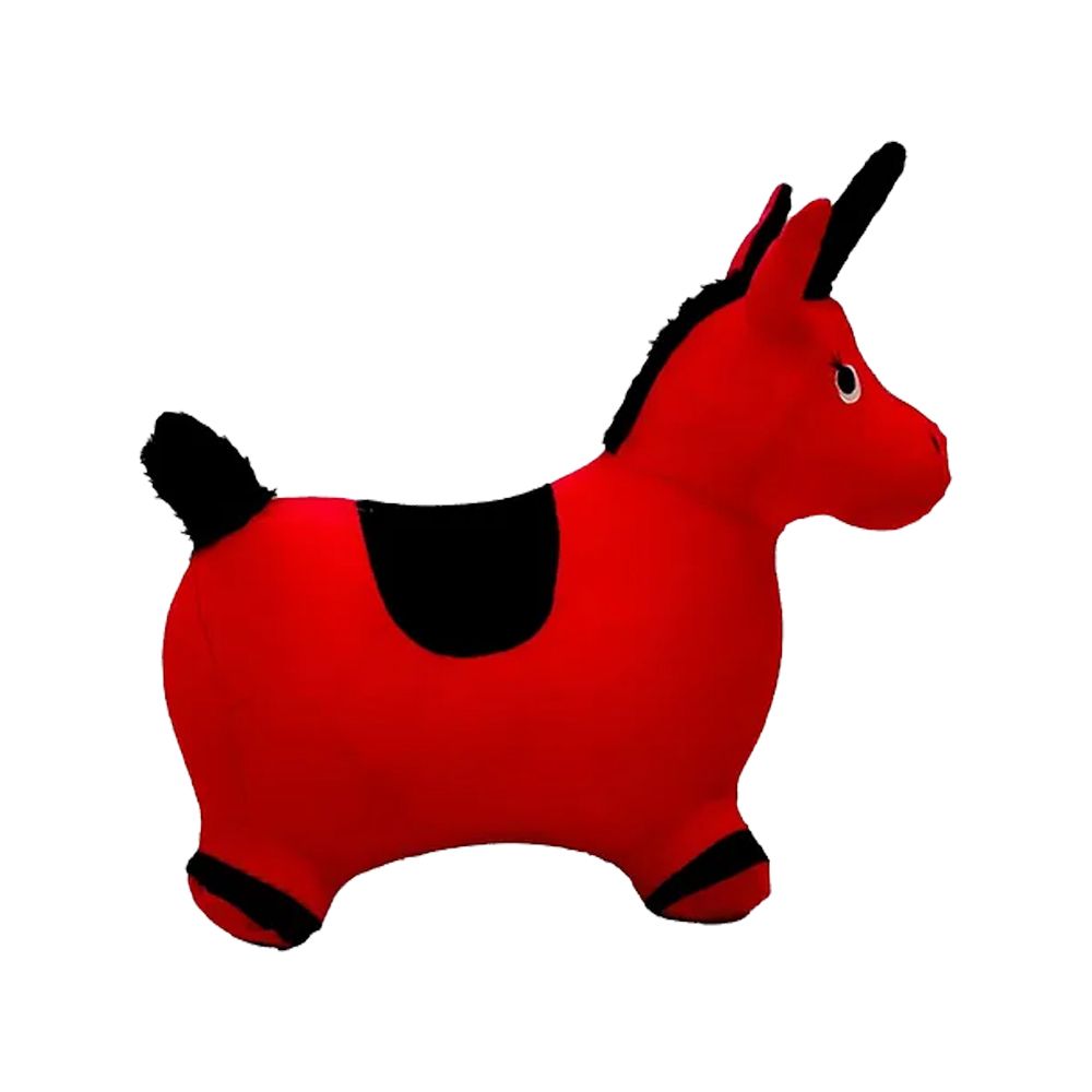 Saltarin Unicornio De Peluche Interior Goma Inflable