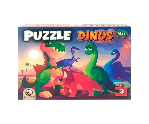 Puzzle Dinosaurios - 48 Piezas - Rompecabezas