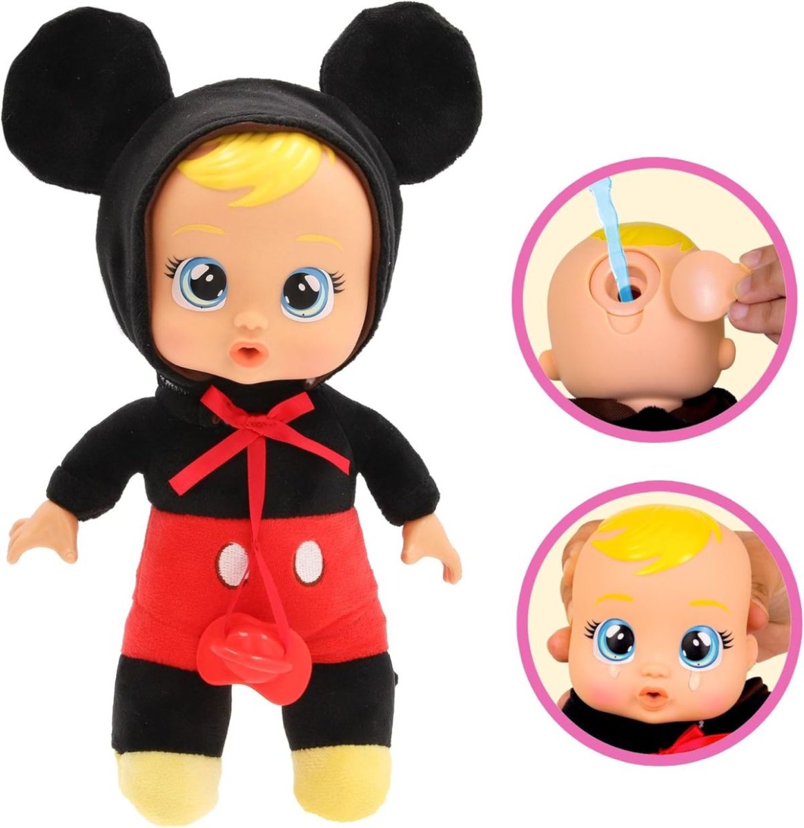 Bebote Cry Babies Mickey Mouse - Tiny Cuddles - Cuerpo Soft