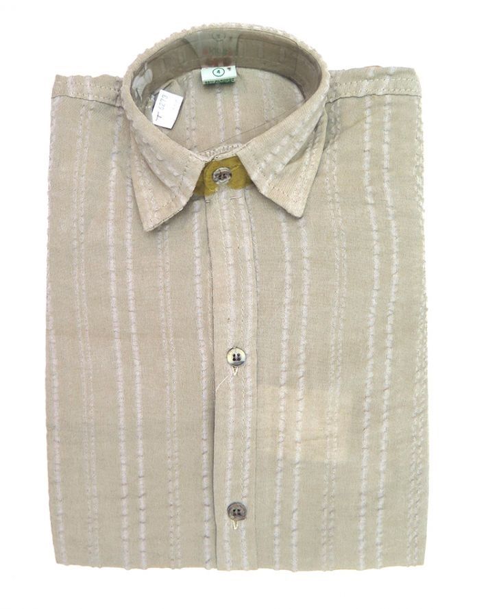 Camisa Manga Larga Tipo Cloque