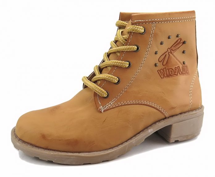 Borcegos Color Camel Cuero