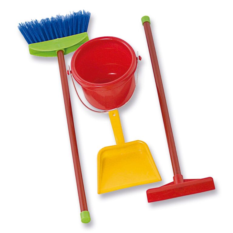 Set De Limpieza: Pala, Secador, Escoba Y Balde