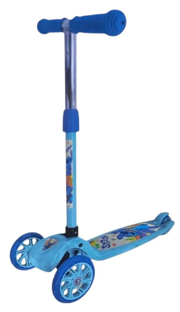 Monopatin 3 Ruedas Stitch plegable con luces en las ruedas