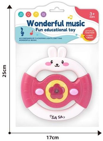 Volante Sonajero con Luz y Sonido