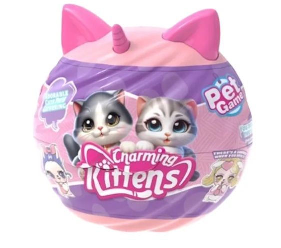 Muñeco Sorpresa Mascota Charming Kittens Gatitos De Colección