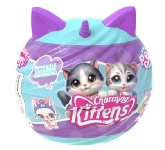 Muñeco Sorpresa Mascota Charming Kittens Gatitos De Colección