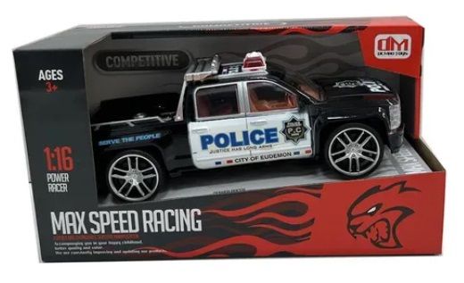 Camioneta Policia A Friccion - Escala 1.16